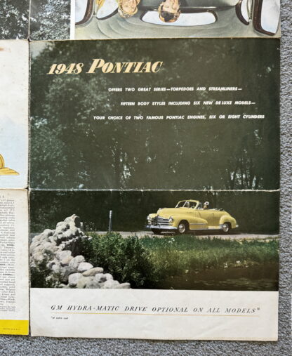 1948 Pontiac De Luxe, Torpedo, Streamliner Range Brochure - Image 14