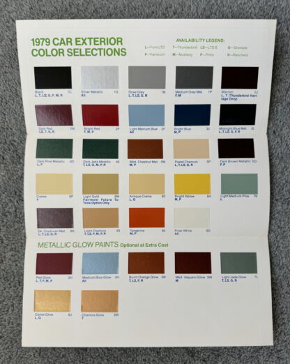 1979 Ford Range Colour Brochure - Image 2