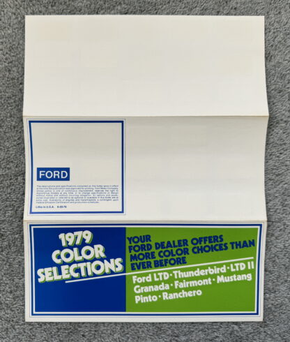 1979 Ford Range Colour Brochure - Image 5
