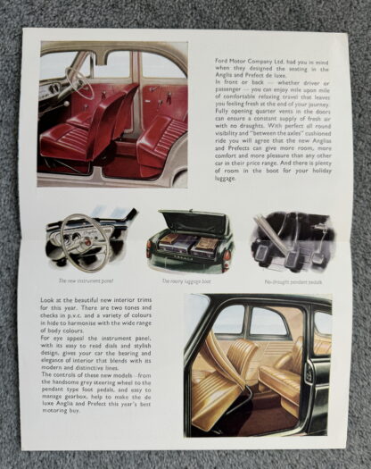 1956 Ford Anglia and Prefect Brochure - Image 2