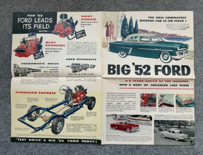 1952 Ford Range Brochure Crestline, Customline, Mainline, Wagons - Image 6