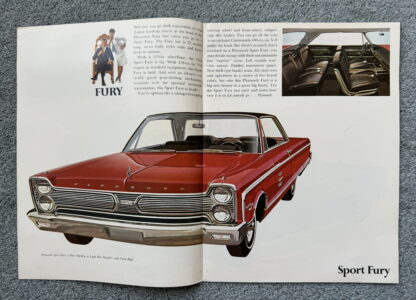 1966 Plymouth Range Brochure Valiant, Fury, Barracuda, Belvedere, VIP - Image 4