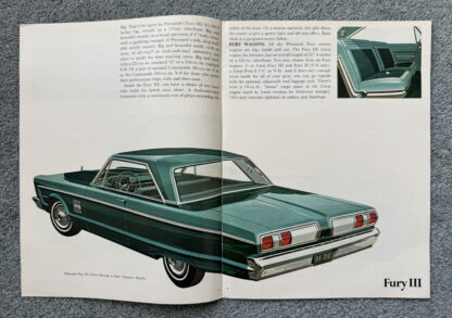 1966 Plymouth Range Brochure Valiant, Fury, Barracuda, Belvedere, VIP - Image 5
