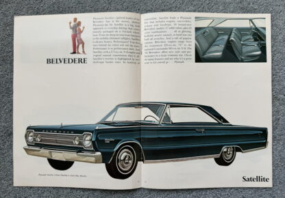 1966 Plymouth Range Brochure Valiant, Fury, Barracuda, Belvedere, VIP - Image 7