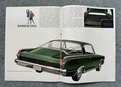 1966 Plymouth Range Brochure Valiant, Fury, Barracuda, Belvedere, VIP - Image 10