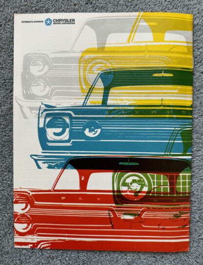 1966 Plymouth Range Brochure Valiant, Fury, Barracuda, Belvedere, VIP - Image 12