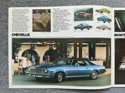 1974 Chevrolet Range Brochure Corvette Chevelle Camaro Impala Vega Nova - Image 4