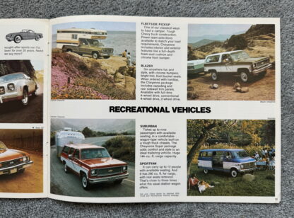 1974 Chevrolet Range Brochure Corvette Chevelle Camaro Impala Vega Nova - Image 13