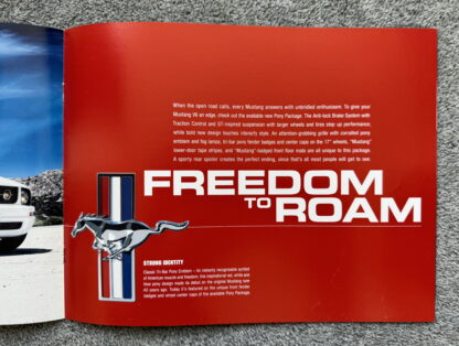 2006 Ford Mustang Brochure - Image 5