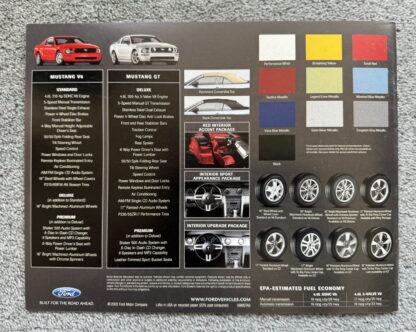 2006 Ford Mustang Brochure - Image 8