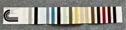 1979 Chevrolet Range Paint Colours Brochure Impala, Caprice, Camaro, Nova - Image 6
