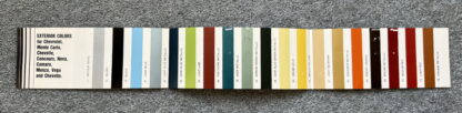 1979 Chevrolet Range Paint Colours Brochure Impala, Caprice, Camaro, Nova - Image 5