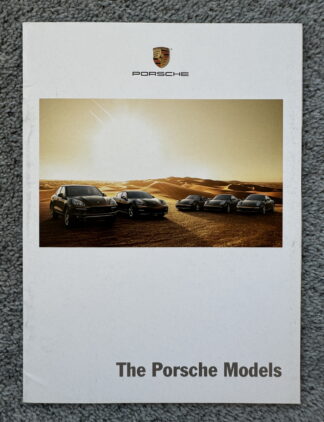 2010 Porsche Range Brochure, 911, Carrera, Cayman, Cayenne, Panamera, Boxster