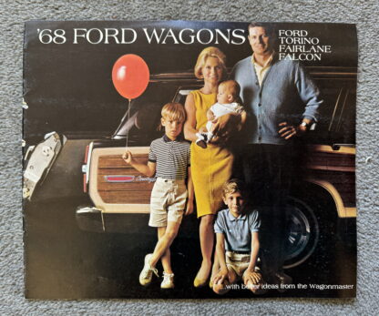 1968 Ford Wagon Range Brochure Falcon, Fairlane, Torino, Custom