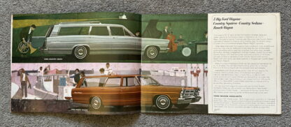1967 Ford Wagon Range Brochure Falcon, Fairlane, Ranch, Squire - Image 4