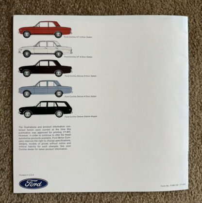 1967 Ford Cortina Brochure - Image 11