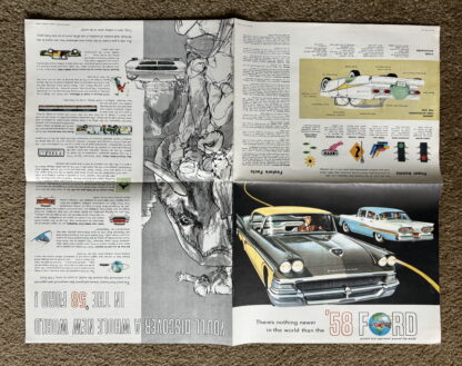 1958 Ford Range Brochure Fairlane, Custom, Wagons, Thunderbird - Image 5