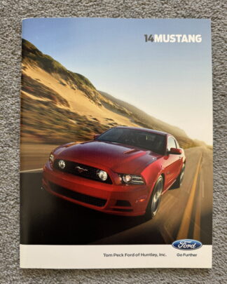 2014 Ford Mustang Brochure V6, V8, Shelby GT500