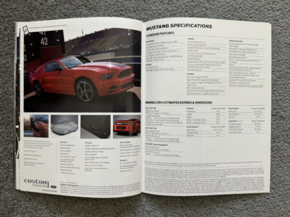 2014 Ford Mustang Brochure V6, V8, Shelby GT500 - Image 16