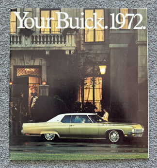 1972 Buick LeSabre, Riviera, Skylark, GS, Electra Range Brochure