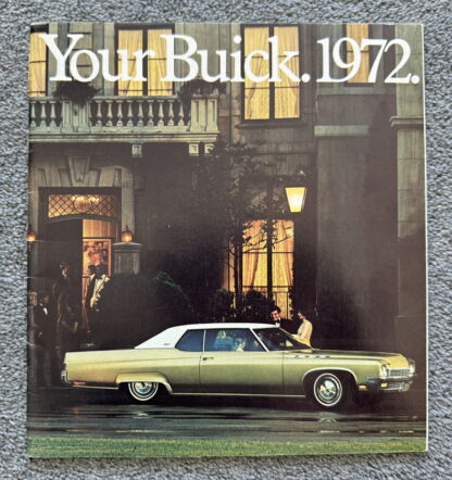 1972 Buick LeSabre, Riviera, Skylark, GS, Electra Range Brochure