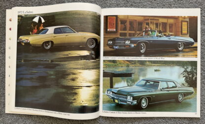 1972 Buick LeSabre, Riviera, Skylark, GS, Electra Range Brochure - Image 8
