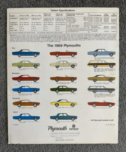 1969 Plymouth Chrysler Valiant Brochure - Image 7