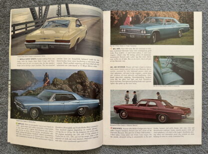 1966 Chevrolet Range Brochure Impala, Caprice, Bel Air, Biscayne, Corvette - Image 3