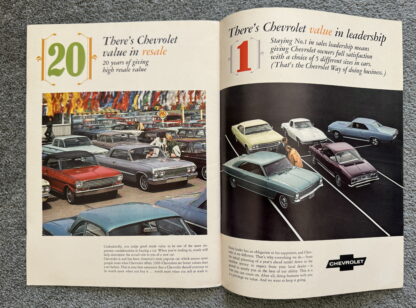 1966 Chevrolet Range Brochure Impala, Caprice, Bel Air, Biscayne, Corvette - Image 8