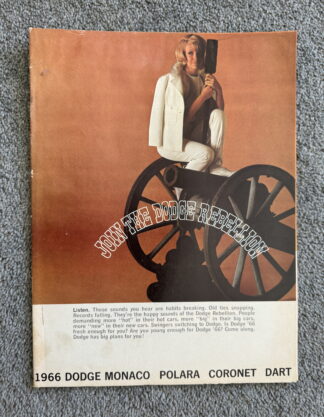 1966 Dodge Range Monaco. Coronet, Dart, Polara, Brochure
