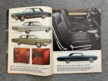1966 Dodge Range Monaco. Coronet, Dart, Polara, Brochure - Image 4
