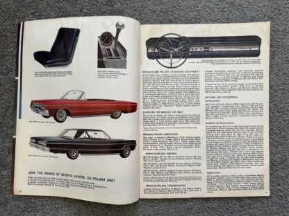 1966 Dodge Range Monaco. Coronet, Dart, Polara, Brochure - Image 6