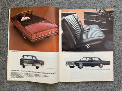 1966 Dodge Range Monaco. Coronet, Dart, Polara, Brochure - Image 7