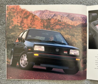 1987 Volkswagen Golf GTi Brochure - Image 5