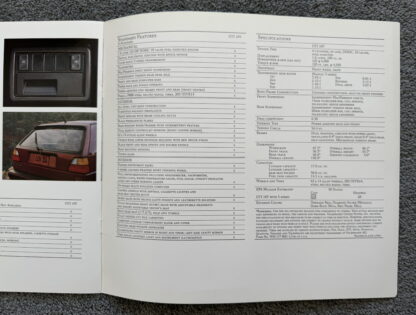 1987 Volkswagen Golf GTi Brochure - Image 8