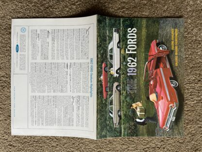 1962 Ford Range Brochure Falcon, Fairline, Thunderbird, Galaxie, Wagons - Image 5
