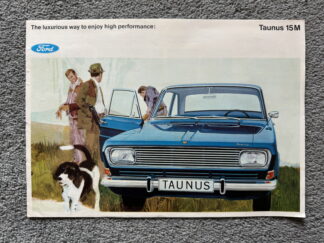 1967 Ford Taunus 15M Brochure