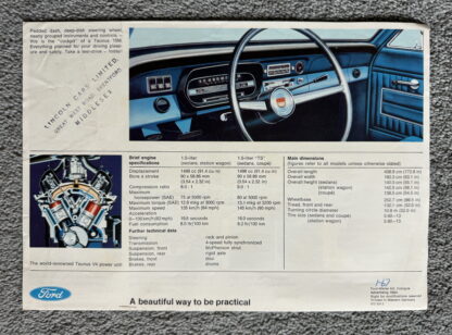 1967 Ford Taunus 15M Brochure - Image 2