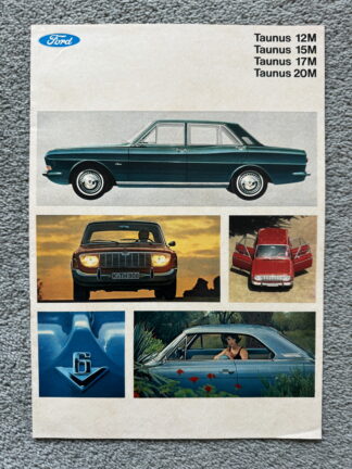 1967 Ford Taunus 12M, 15M, 17M, 20M Brochure