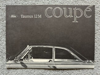 1965 Ford Taunus 12M Coupe Brochure