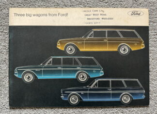 1965 Ford Taunus Wagon 12M, 17M, 20M Brochure