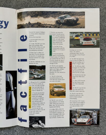 1994 Porsche 911, 968, 928, Carrera Brochure - Image 3