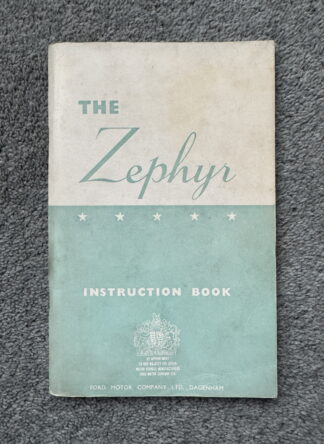 1959 Ford Zephyr Handbook