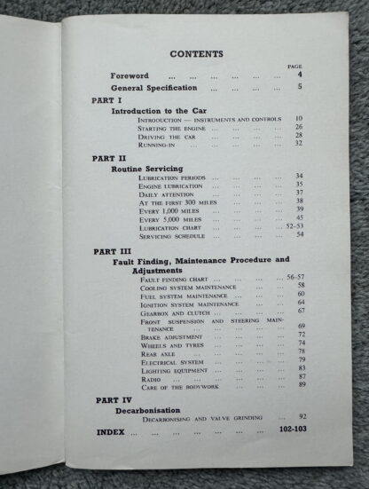 1959 Ford Zephyr Handbook - Image 2
