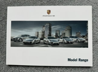 2012 Porsche Range Brochure, 911, Boxter, Cayman, Panamera, Cayenne
