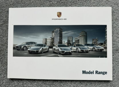 2012 Porsche Range Brochure, 911, Boxter, Cayman, Panamera, Cayenne