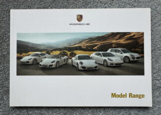 2013 Porsche Range Brochure, 911, Boxter, Cayman, Panamera, Cayenne