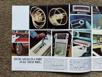 1967 Ford Range Brochure Mustang, Fairlane, Falcon, Thunderbird, Galaxie - Image 9