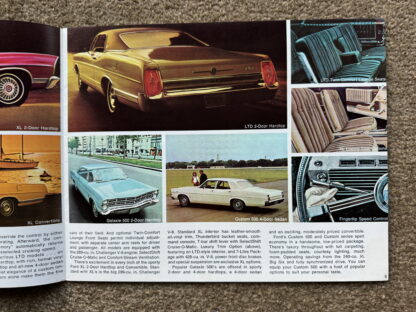 1967 Ford Range Brochure Mustang, Fairlane, Falcon, Thunderbird, Galaxie - Image 12
