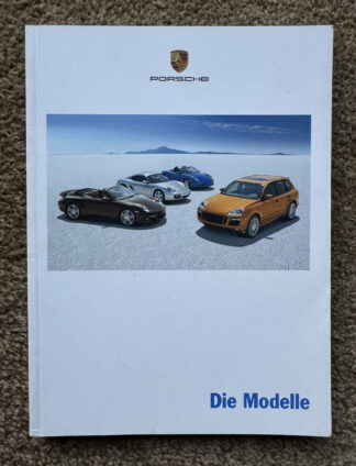 2007 Porsche Range Brochure, 911, Carrera, Cayman, Cayenne, Boxster